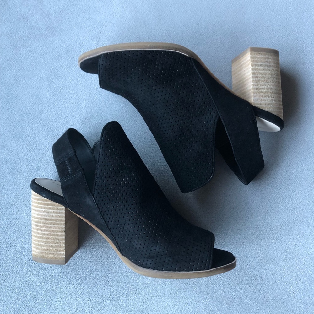 Cole Haan ~ Callista Open Toe Wedge Booties ~ Women’s Size 6.5